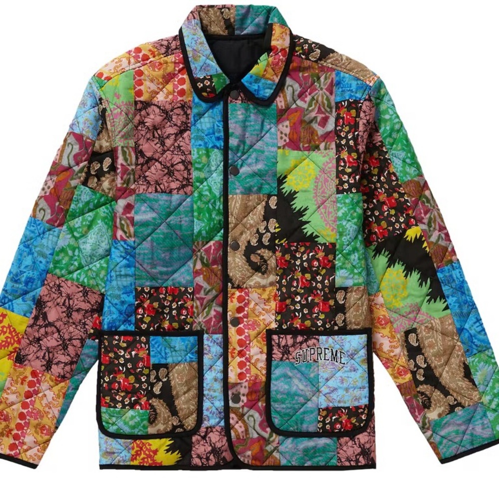 Supreme Reversible Patchwork Quilted Jacket - image 1